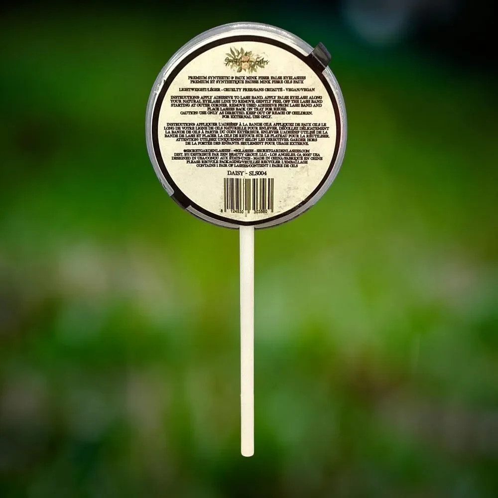 Secret Garden Lashes Daisy Faux Mink False Eyelashes Lollipop